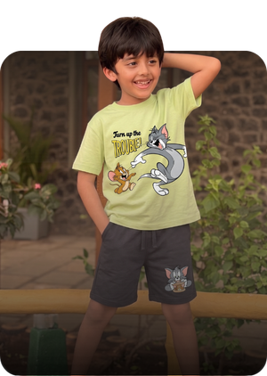 Kids cotton co-ord sets for boys and girls
