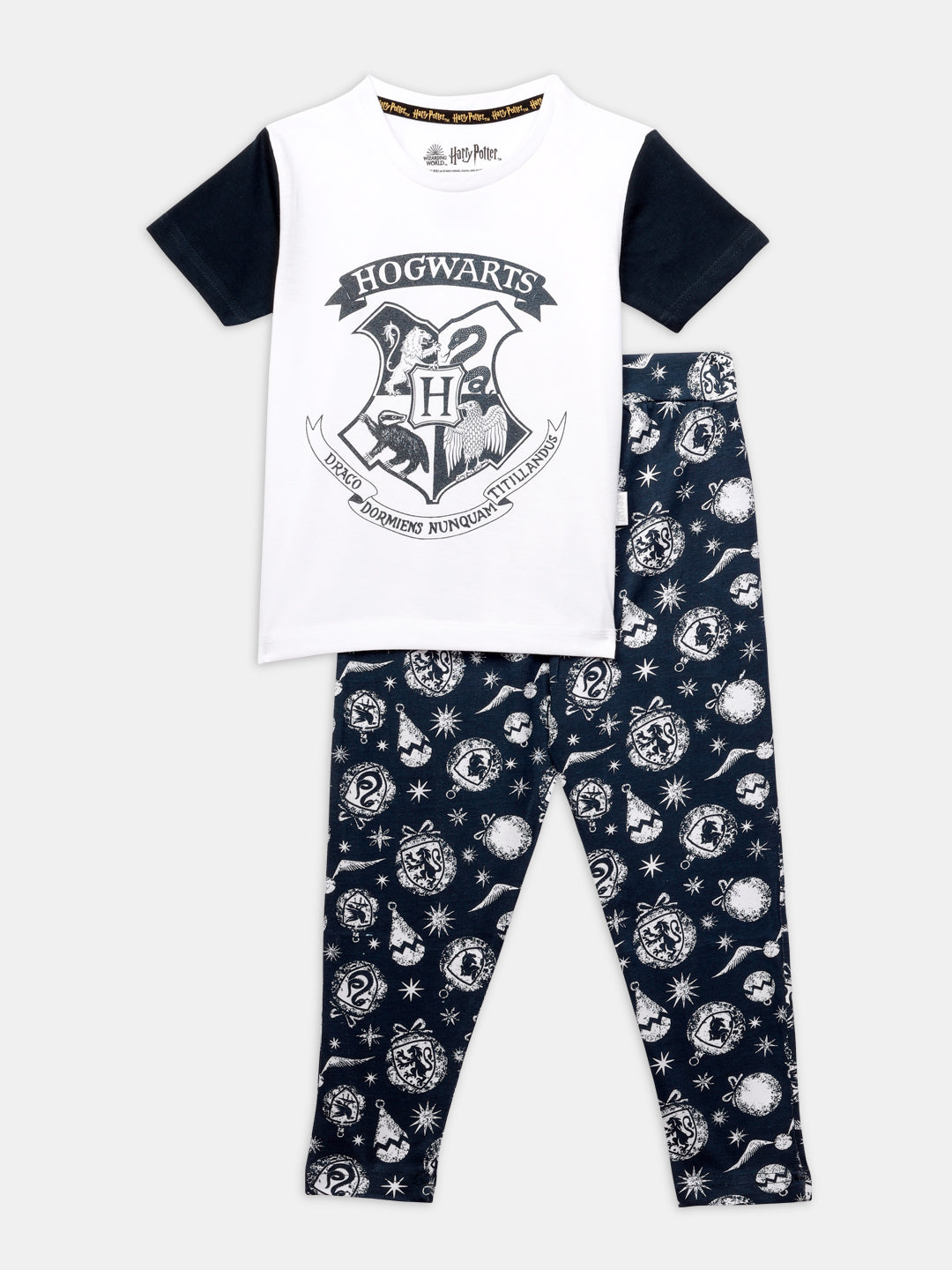 harry potter hogwarts logo night wear nap chief 100% organic cotten