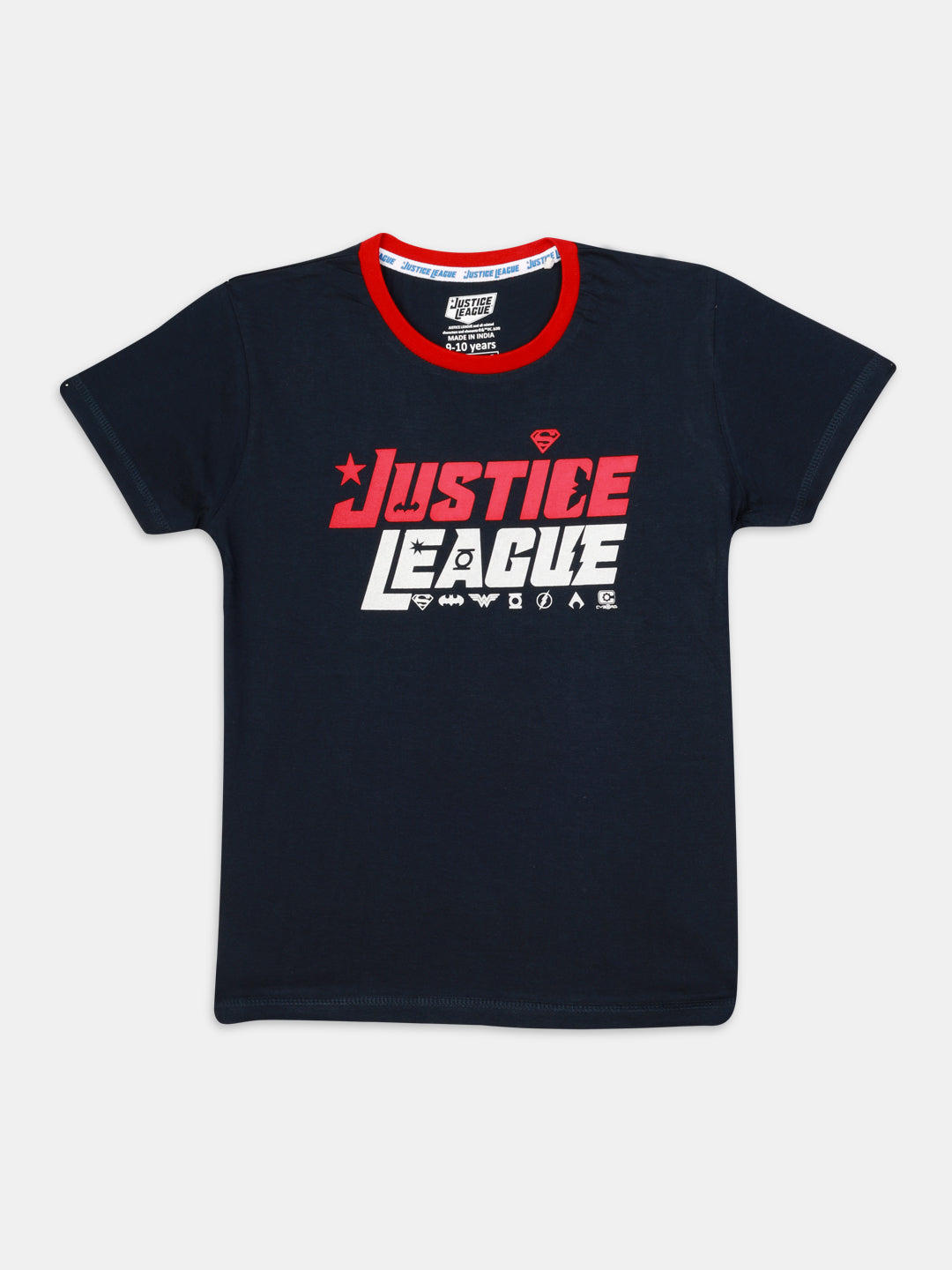justice league logo tshirt