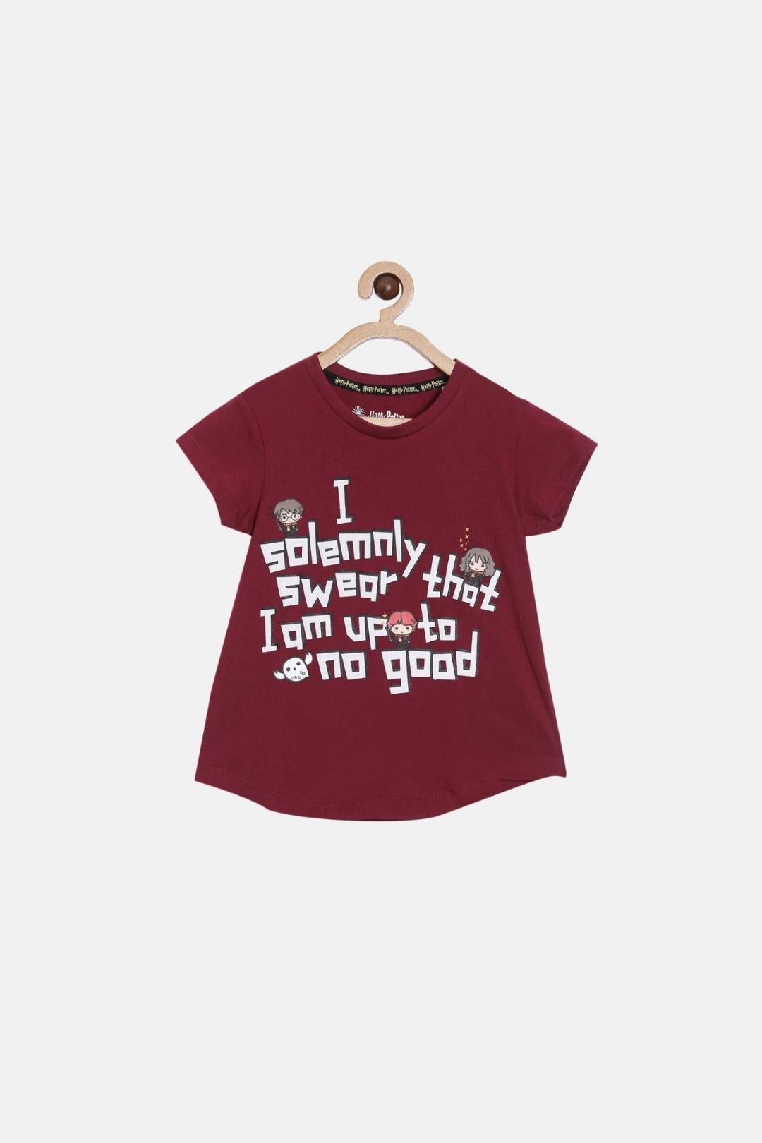 Harry Potter Solemnly Swear Tee for Girls