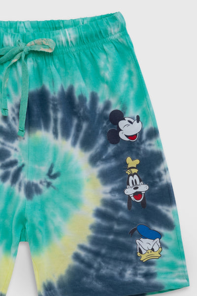 Mickey Iconic Tie & Dye Shorts set