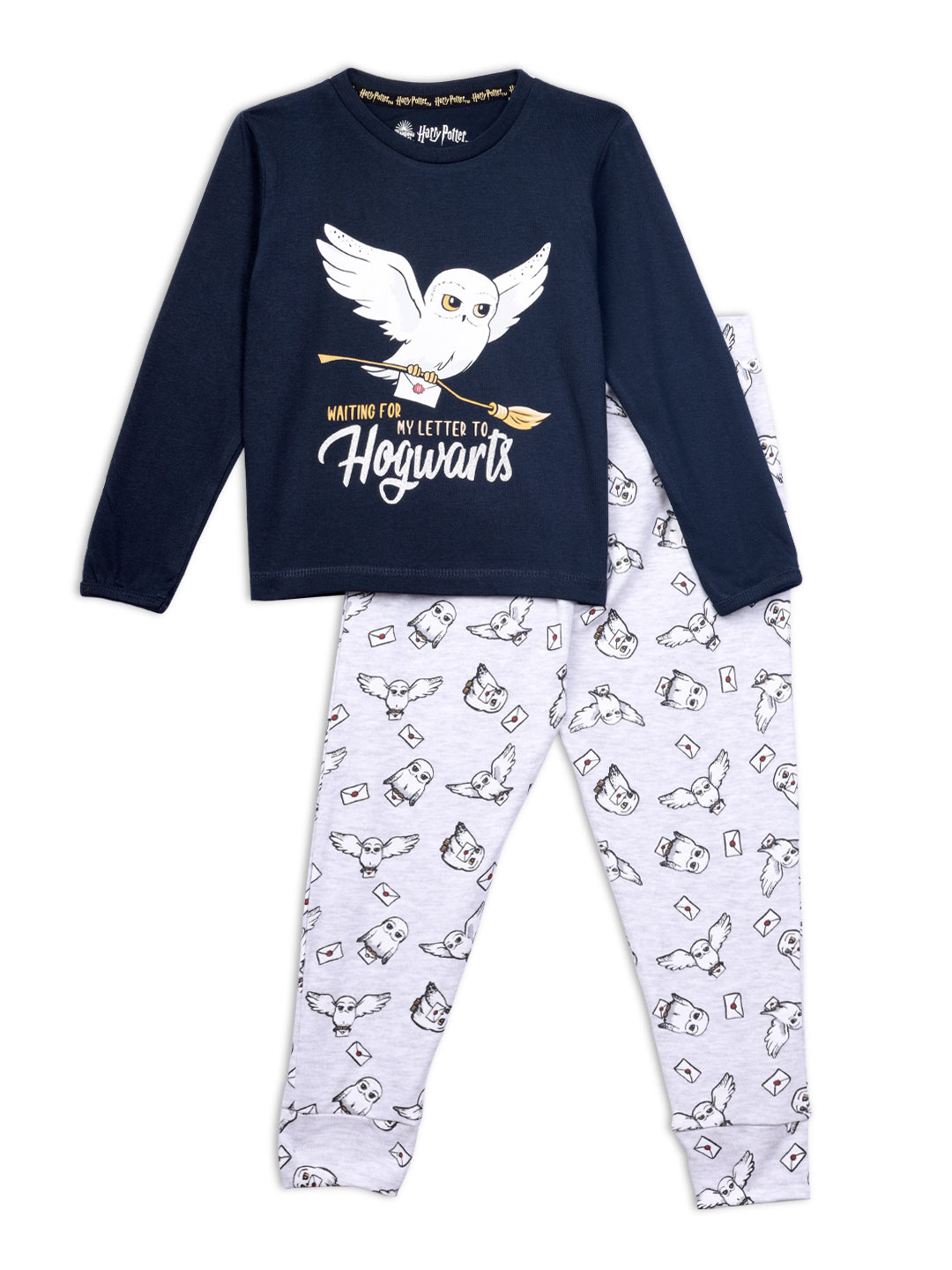 Harry Potter- Letter to Hogwarts Cotton Pyjama set for Kids Moms