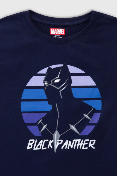 Black Panther Sleeveless Vest Set