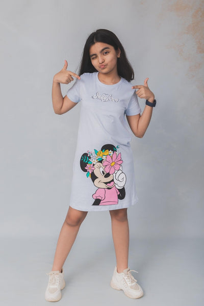 self love minnie mouse dress for girls