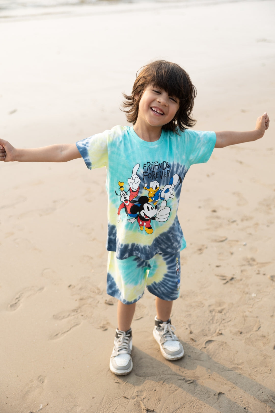 Mickey Iconic Tie & Dye Shorts set for Family
